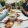 a group of people having a meal